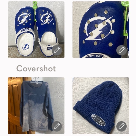 Tampa⚡️Bay CROCS sz9+Columbia brushed fleece XL+knit hat main image 8